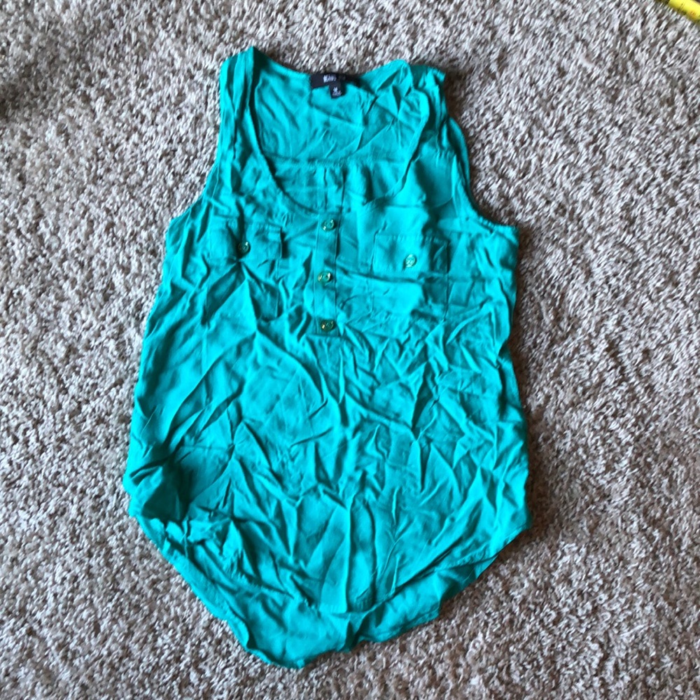 Active USA Teal Tank ToP